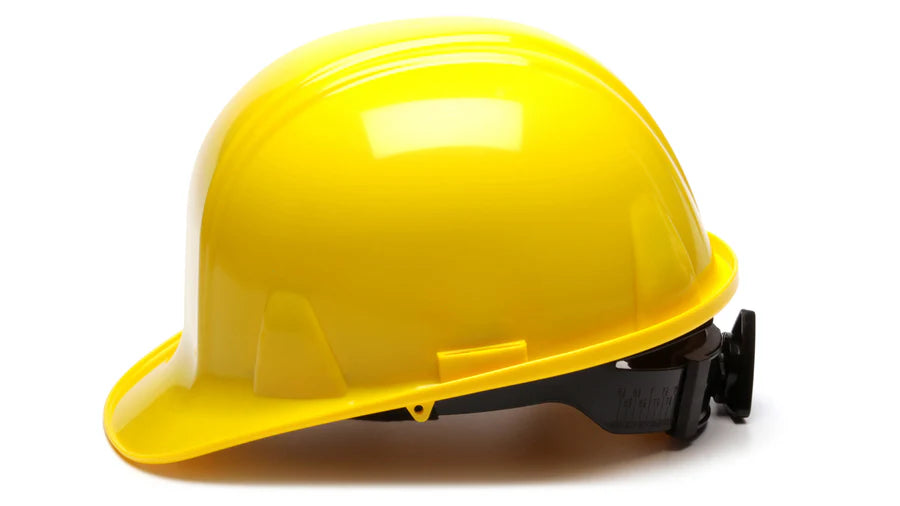 Pyramex Safety SL Series Cap Style Hard Hat, Yellow