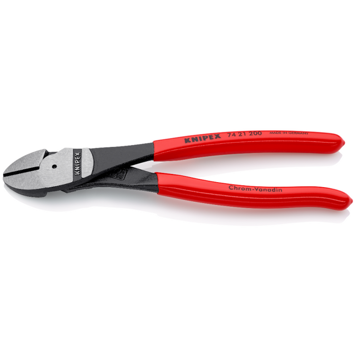 KNIPEX 8" High Leverage 12° Angled Diagonal Cutters