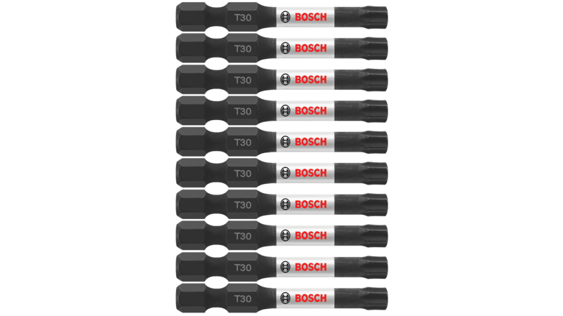 Bosch (ITT302B) 10 pc. Impact Tough 2 In. Torx #30 Power Bits (Bulk Pack)