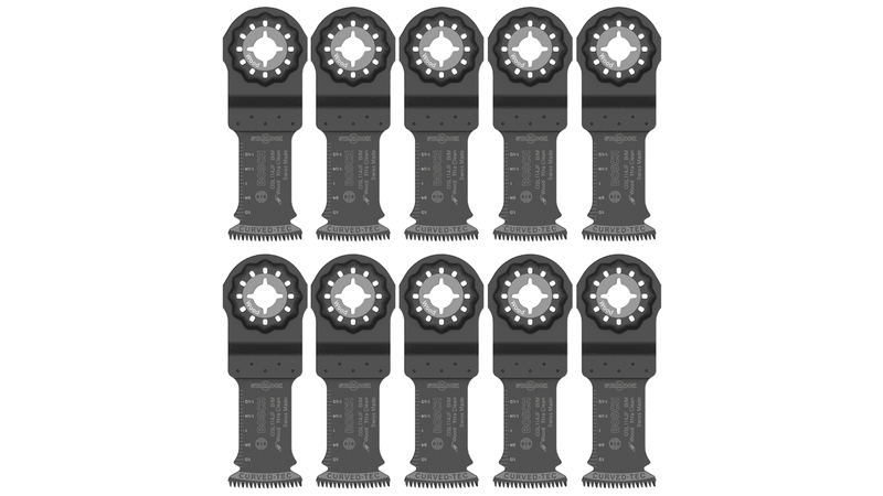 Bosch 1-1/4 In. Starlock Oscillating Multi Tool Bi-Metal Xtra-clean Plunge Cut Blade 10 Pk.