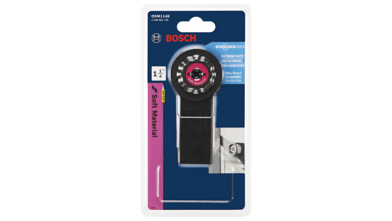 Bosch (OSM114K) 1-1/4 In. StarlockMax Oscillating Multi Tool Sealant Knife
