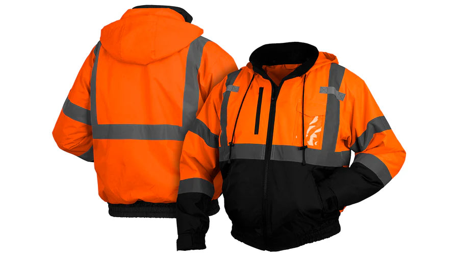 Pyramex Series Jackets Hi-Vis Orange Bomber Jacket - Size Small