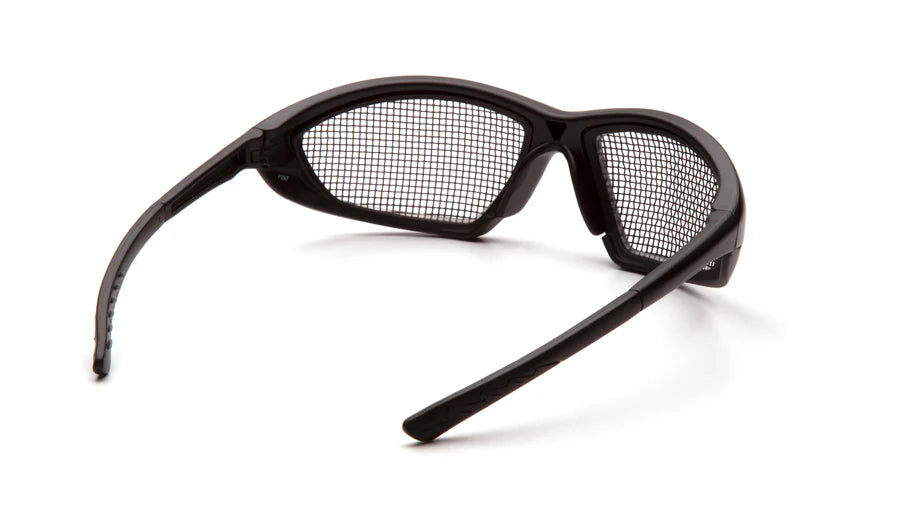 Pyramex 7400 7400 Black Frame/Wire Mesh Lens