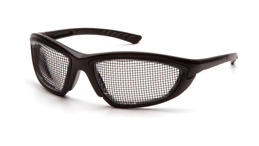 Pyramex 7400 7400 Black Frame/Wire Mesh Lens