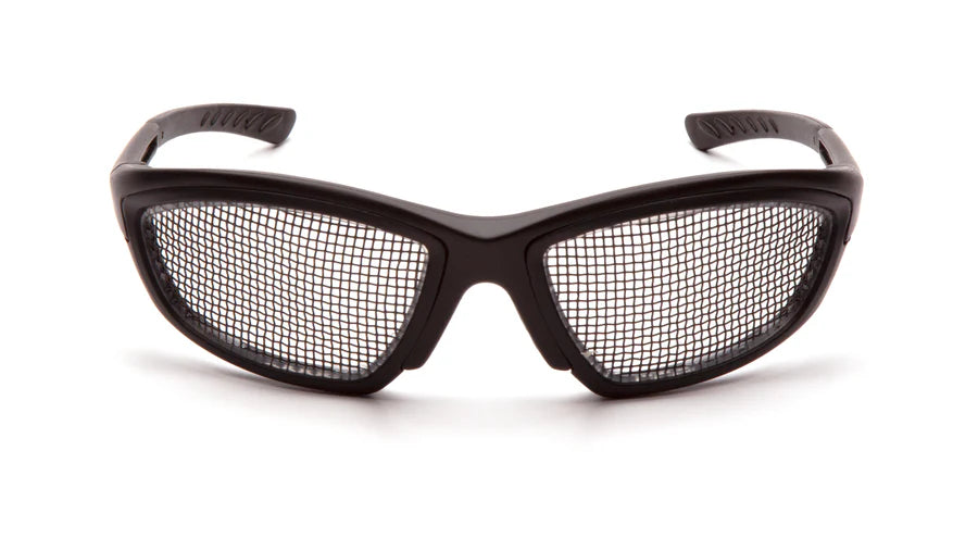 Pyramex 7400 7400 Black Frame/Wire Mesh Lens