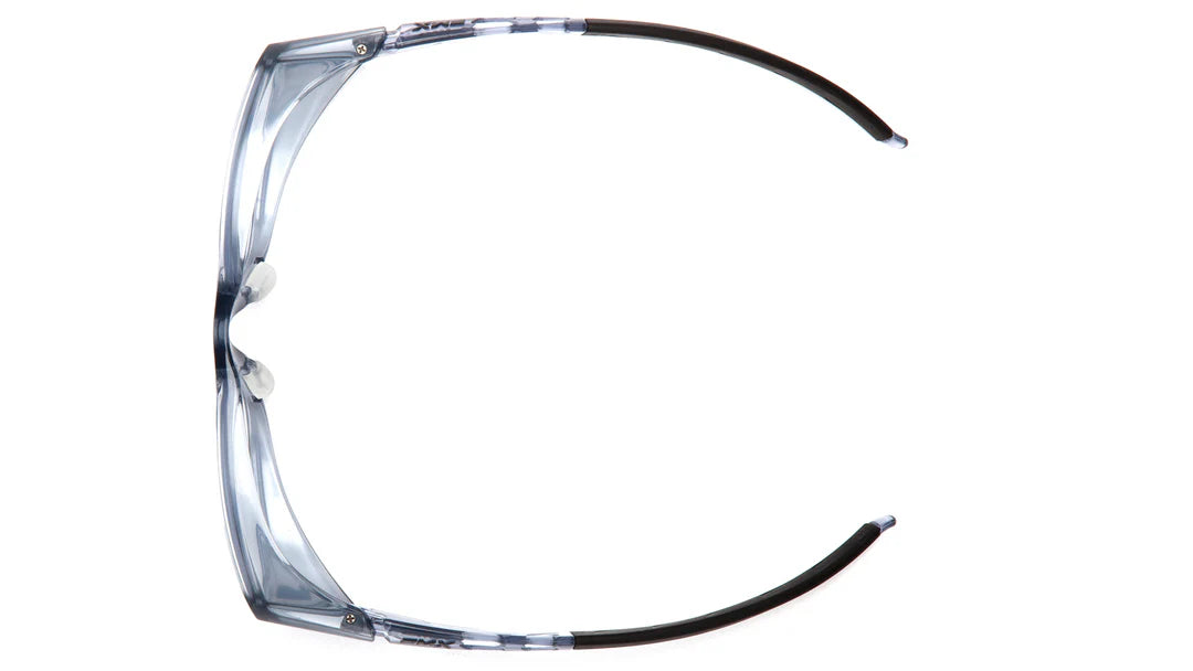 Pyramex Safety Emerge Plus Full Readers - Clear Lens |Translucent Gray Frame