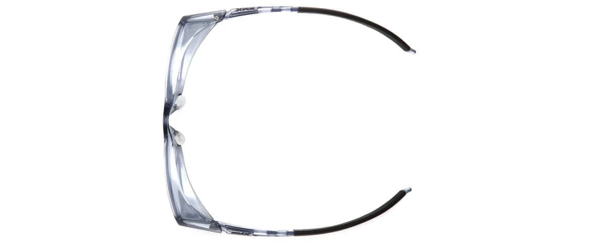 Pyramex Safety Emerge Plus Safety Reader Glasses - Clear Lens | Translucent Gray Frame