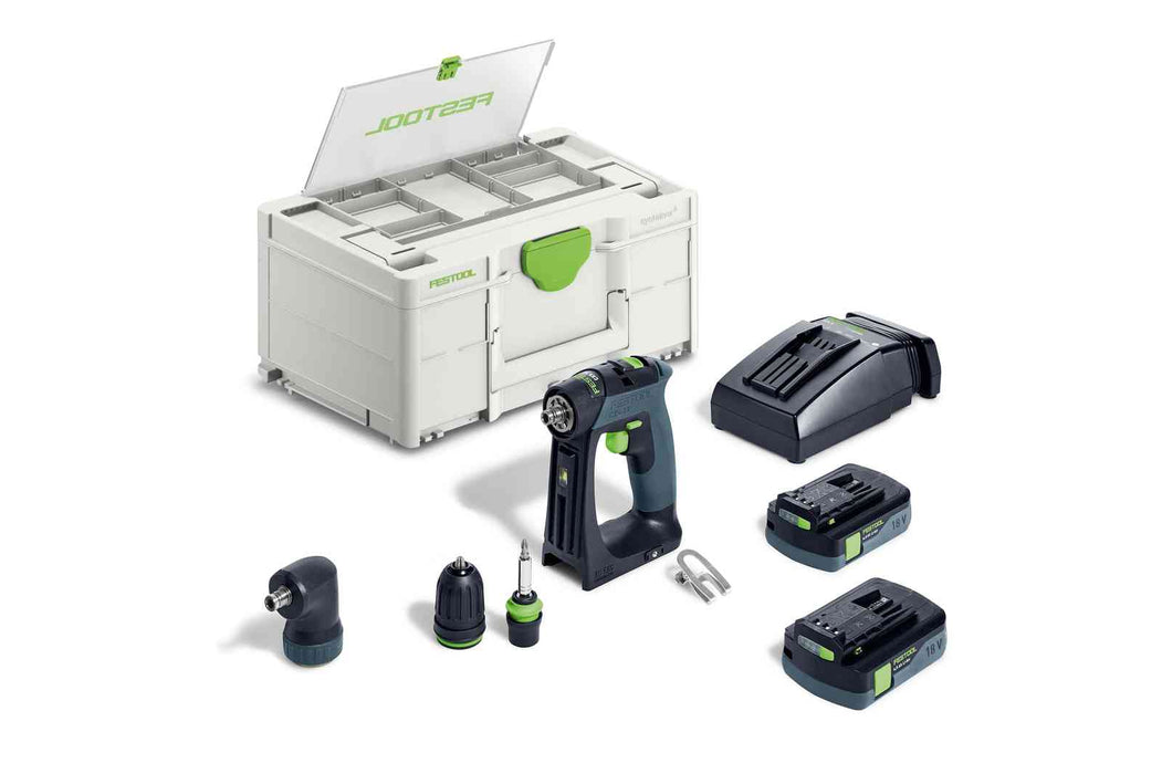 Festool Cordless Drill CXS 18 HPC 4,0 I-Set