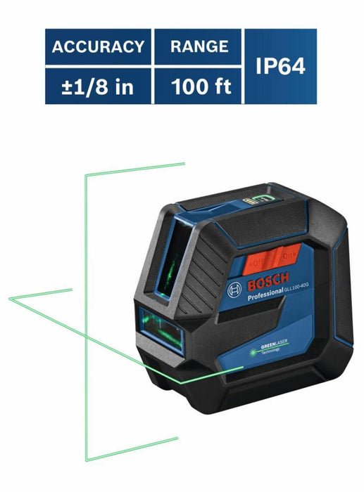 BOSCH Green-Beam Self-Leveling Cross-Line Laser