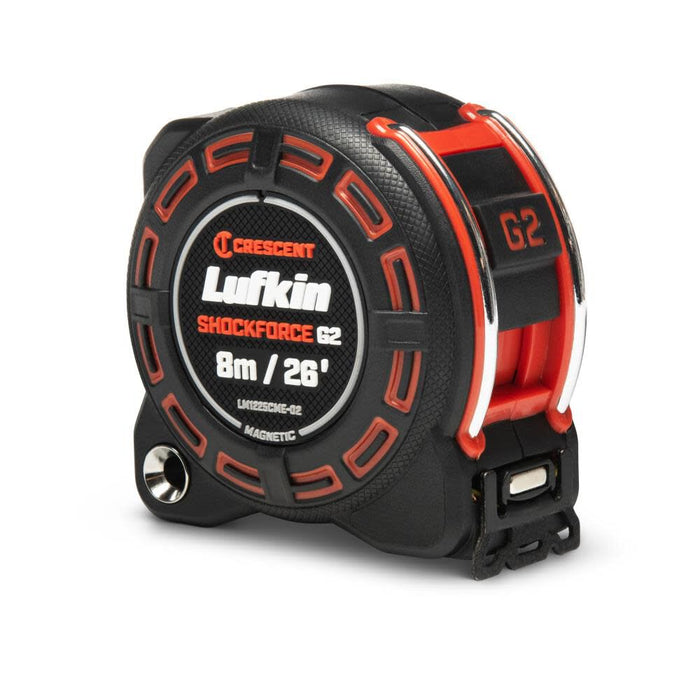 Crescent Lufkin Shockforce G2 26-ft Magnetic Tape Measure