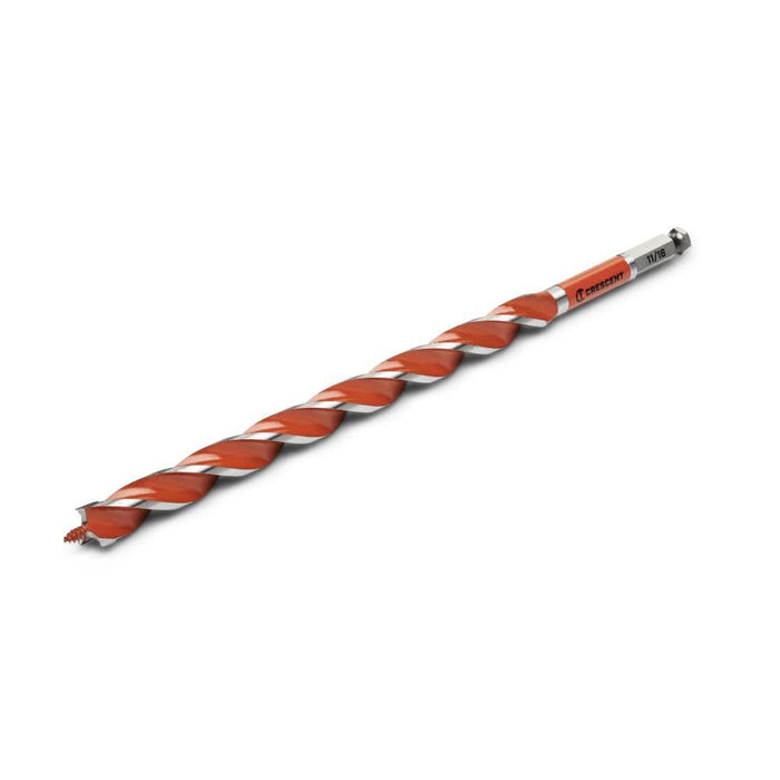 Crescent Solid Auger Drill Bit | 13" x 11/16"