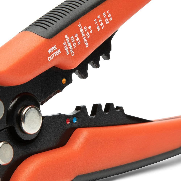 Crescent 8" Wire Stripper & Cutter, Self-Adjusting