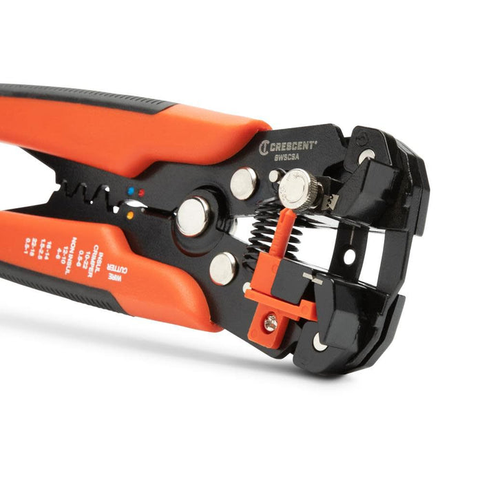 Crescent 8" Wire Stripper & Cutter, Self-Adjusting