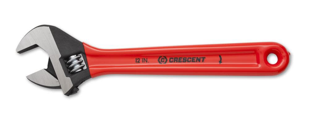 Crescent 12" Adjustable Black Oxide Cushion Grip Wrench - Carded - AT212CVS