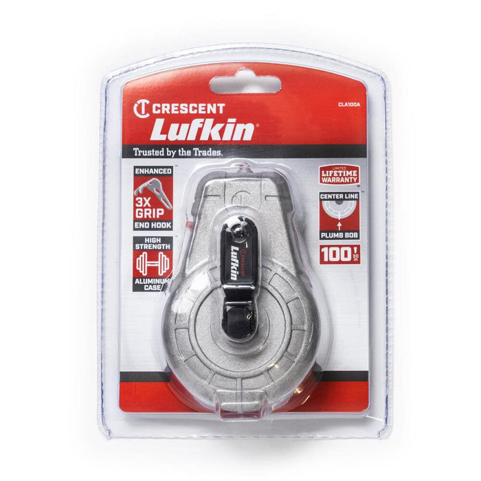 Crescent Lufkin 100' Aluminum Chalk Reel - CLA100A