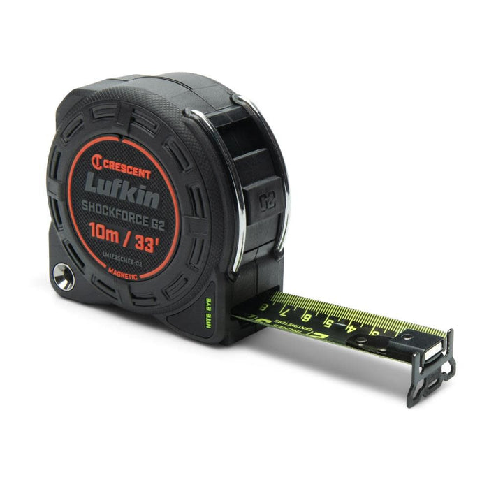 Crescent Lufkin Shockforce G2 33-ft Nite Eye Magnetic Tape Measure