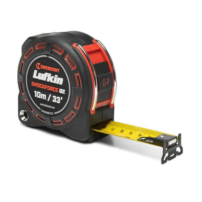 Crescent Lufkin Shockforce G2 33-ft Magnetic Tape Measure