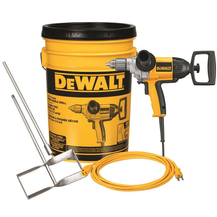 DeWalt DW130VBKT DW130V 1/2" Spade Handle Drill, Spade Bit, 25' Extension Cord in a Bucket