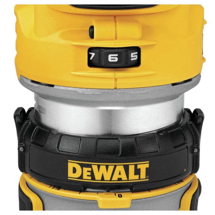 DEWALT 1/4-In (DCW600B) Variable Speed Brushless Fixed Cordless Router (Bare Tool)