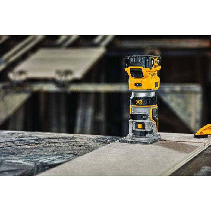 DEWALT 1/4-In (DCW600B) Variable Speed Brushless Fixed Cordless Router (Bare Tool)