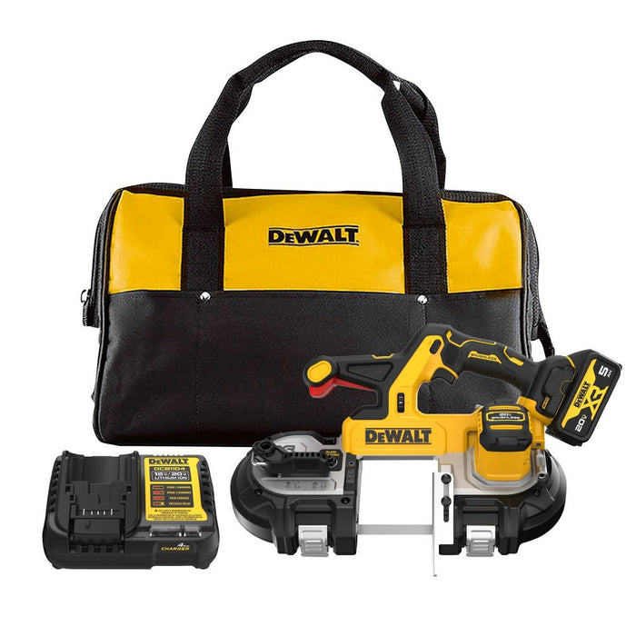 DeWALT 20V 3-1/4in Dual Switch Band Saw Kit