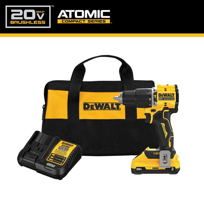 DeWALT 20V MAX 1/2 In. Hammer Drill ATOMIC COMPACT SERIES Cordless Kit