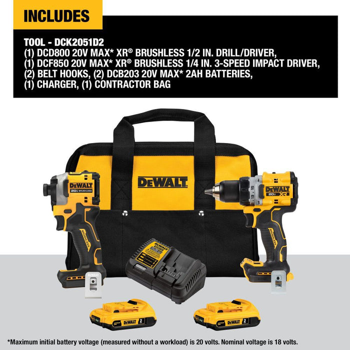 DeWALT 20V MAX 2-Tool Combo Kit