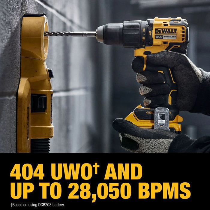 DeWALT 20V MAX Brushless Cordless 1/2 In. Hammer Drill Kit