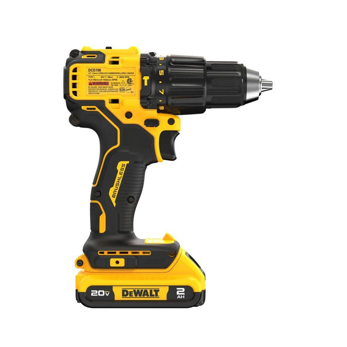 DeWALT 20V MAX Brushless Cordless 1/2 In. Hammer Drill Kit