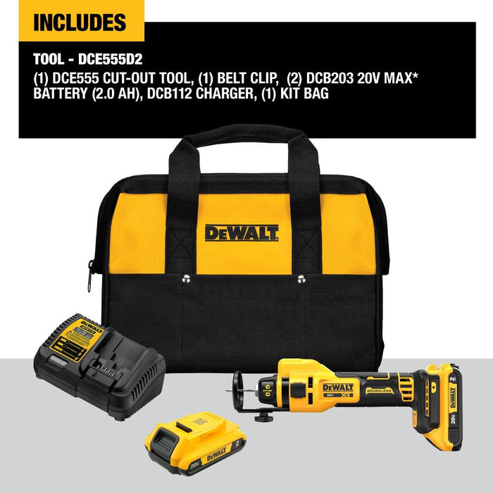 DeWALT 20V MAX XR Drywall Cut Out Tool Kit