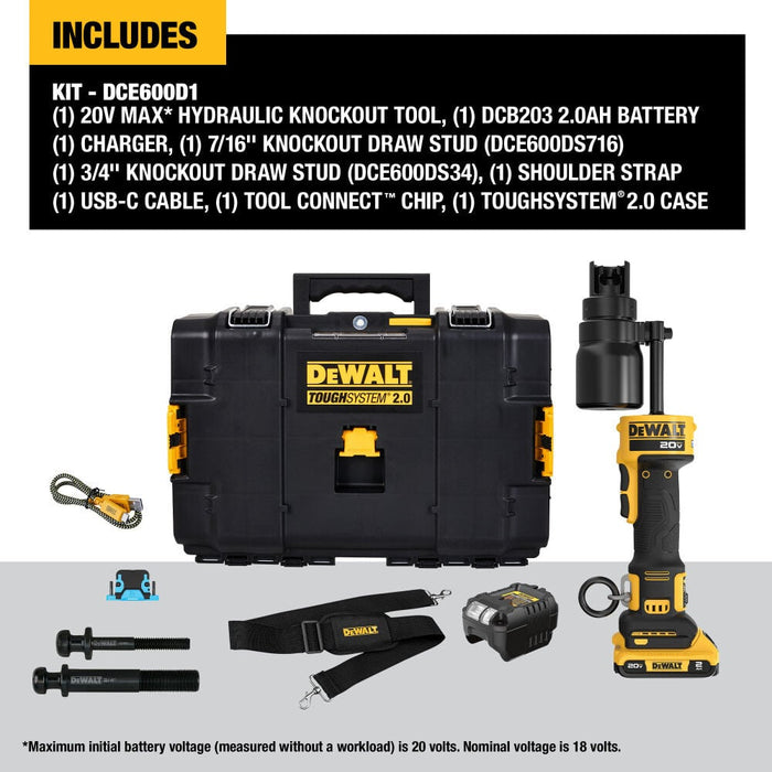DeWALT 20V MAX Knockout Tool Kit