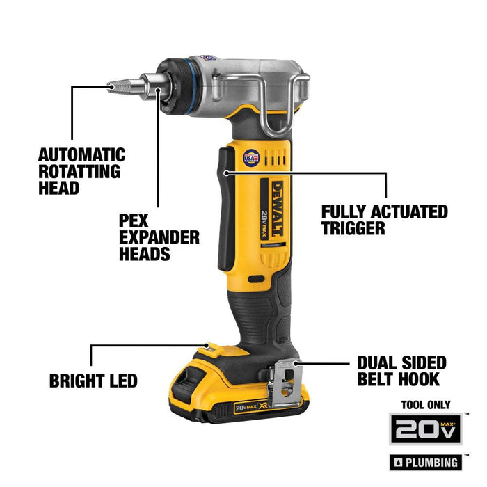 DeWALT 20V MAX PEX Expander (Bare Tool)