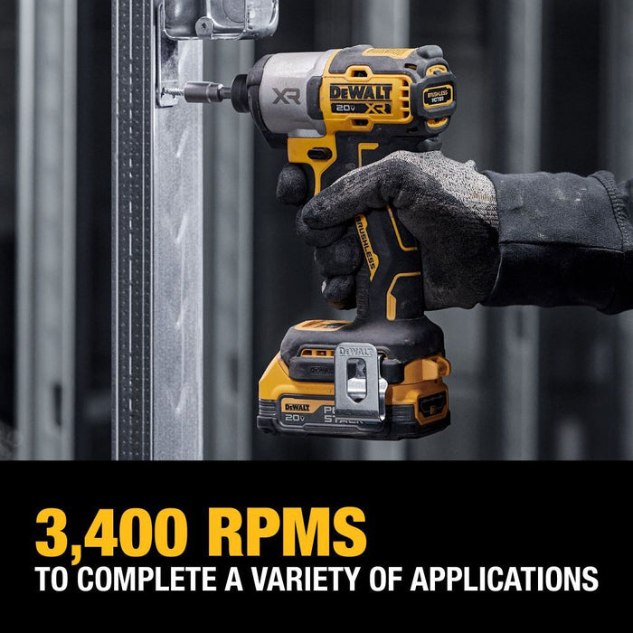 DeWALT 20V MAX XR 1/4 In. Impact Driver Kit