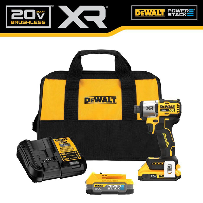 DeWALT 20V MAX XR 1/4 In. Impact Driver Kit