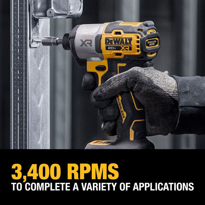 DeWALT 20V MAX XR 1/4 In. Impact Driver Kit