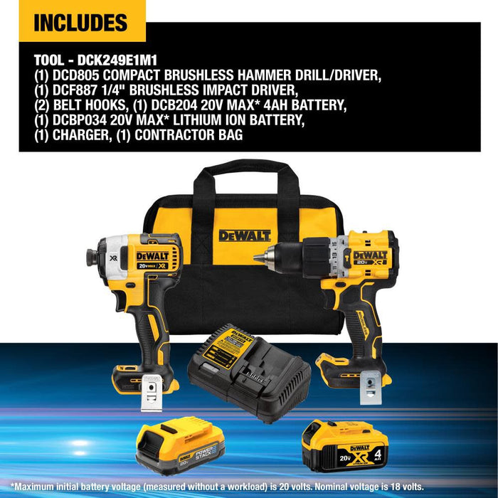 DeWALT 20V MAX XR HD-Impact Kit