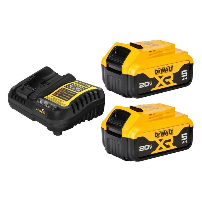 DEWALT 20V MAX XR Premium Lithium-Ion 5Ah Starter Kit