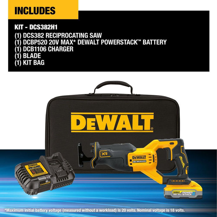 DeWALT 20V MAX XR Reciprocating Saw Kit