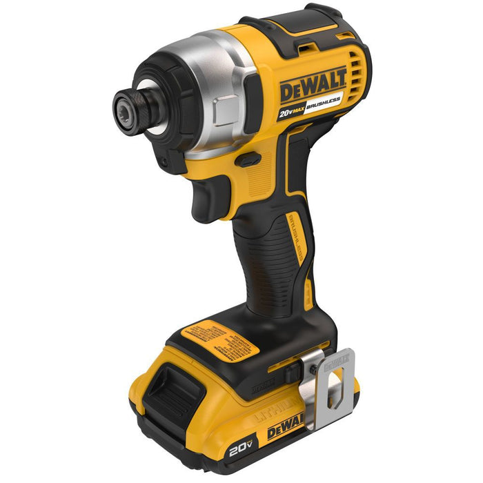 DeWALT 20V MAX XTREME Cordless Brushless 1/4 In. Impact Driver Drill Kit