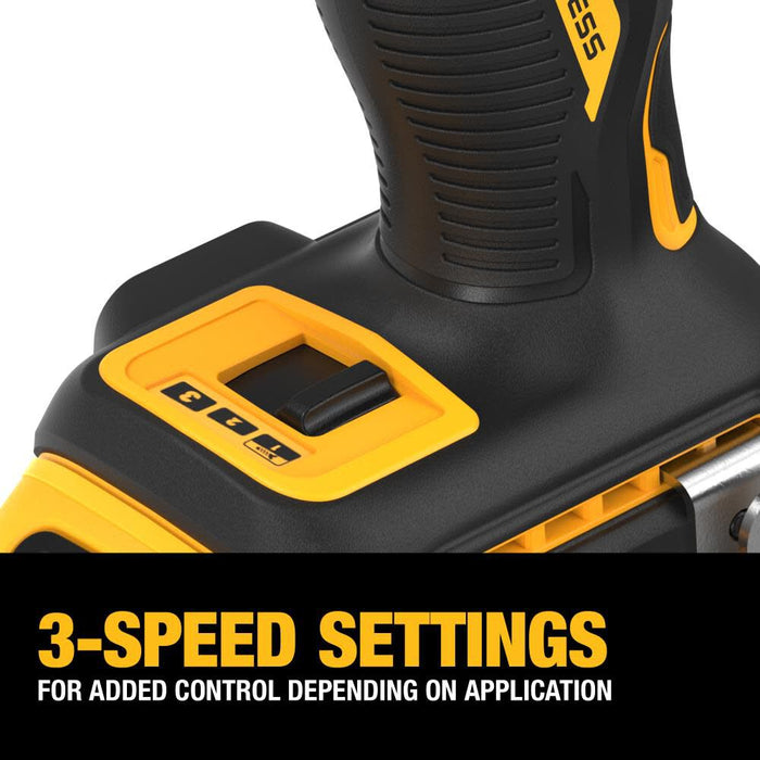 DeWALT ATOMIC 20V MAX Impact Driver Kit 1/4 In. 3-Speed Brushless Cordless