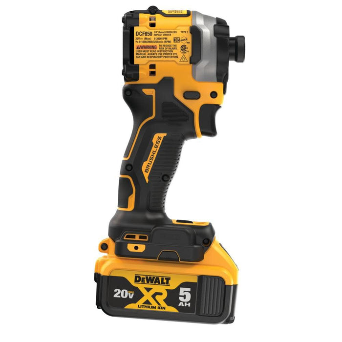 DeWALT ATOMIC 20V MAX Impact Driver Kit 1/4 In. 3-Speed Brushless Cordless