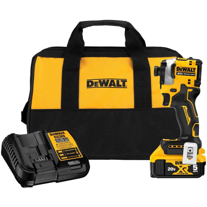 DeWALT ATOMIC 20V MAX Impact Driver Kit 1/4 In. 3-Speed Brushless Cordless