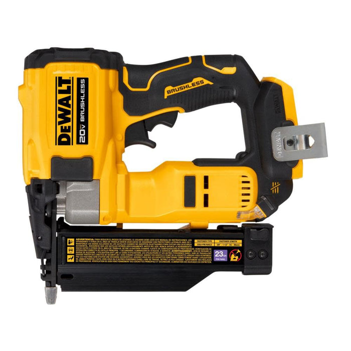 DeWALT (DCN623B) 20V ATOMIC MAX Compact Series Pin Nailer 23-Gauge (Bare Tool)