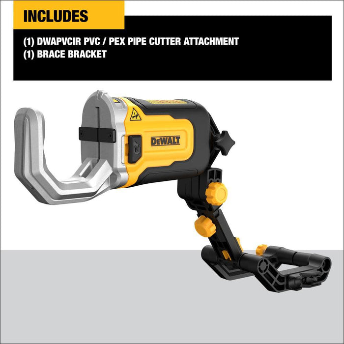 DeWALT Impact Connect PVC/PEX Pipe Cutter Attachment