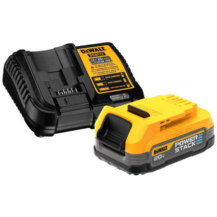 DeWALT POWERSTACK 20V MAX Compact Battery Charger Starter Kit