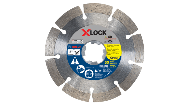 Bosch 5 In. X-LOCK Xtreme Segmented Diamond Blade