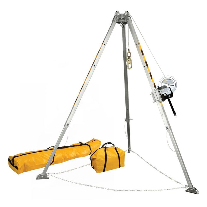 FallTech 8' Confined Space Tripod System with 60' Winch