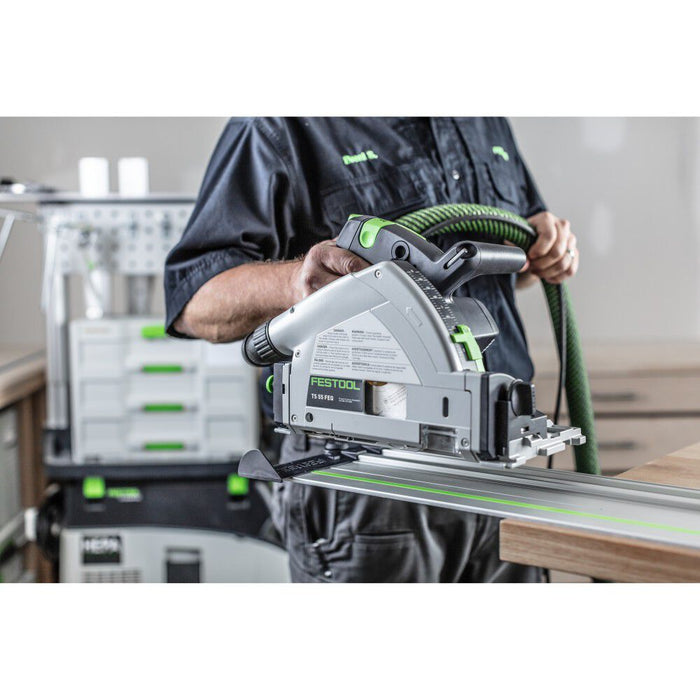 Festool 6-1/4In TS 55 FEQ-F-Plus Plunge Cut Track Saw