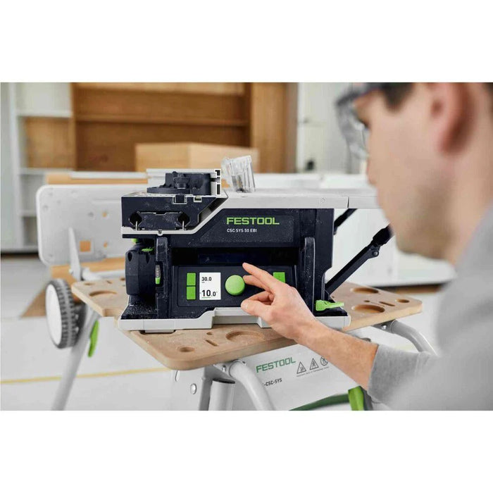 Festool CSC SYS 50 EBI-Set Cordless 18V Battery Powered Table Saw