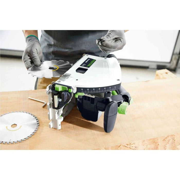 Festool Plunge Cut Track Saw, TS 60 KEBQ-F-Plus-FS